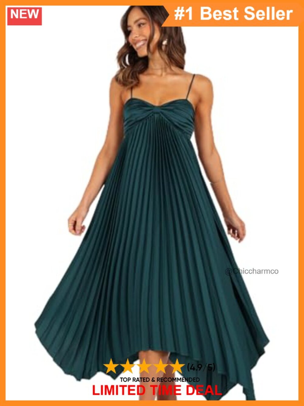 Midi A-Line Dress Sweetheart Neckline Sleeveless Formal Wedding Guest